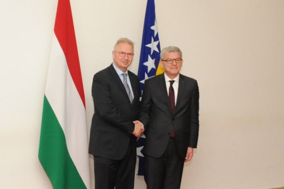 Zamjenik predsjedateljice Zastupničkog doma Parlamentarne skupštine BiH Šefik Džaferović razgovarao sa ministrom pravde Mađarske
